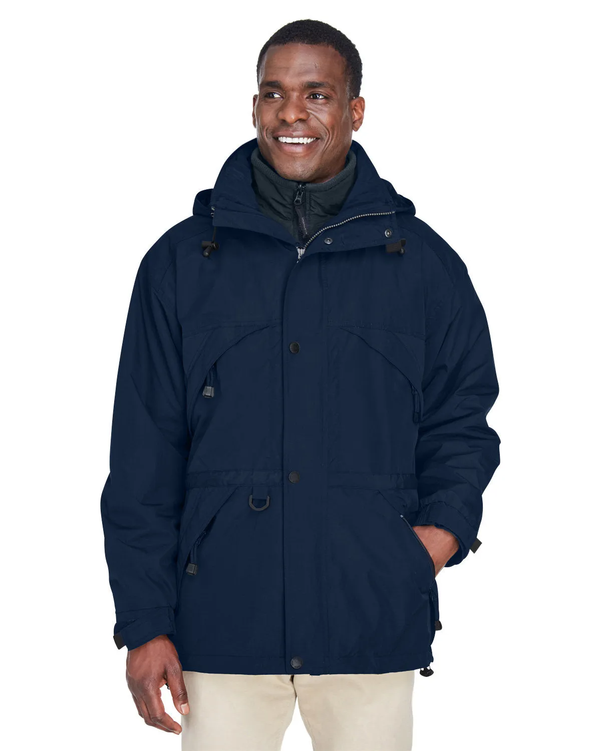 Adult 3-In-1 Parka With Dobby Trim