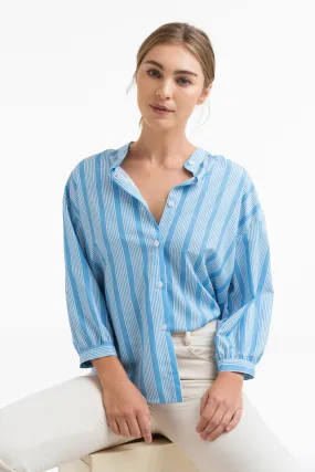 Arial Striped Buttoned Down Shirt