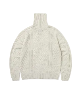 AS M NL CABLE KNIT TURTLENECK