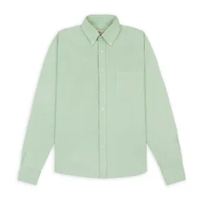 Button Down Baby Cord Shirt - Mint