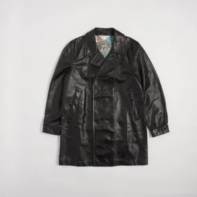 COMME DES GARCONS LEATHER COAT