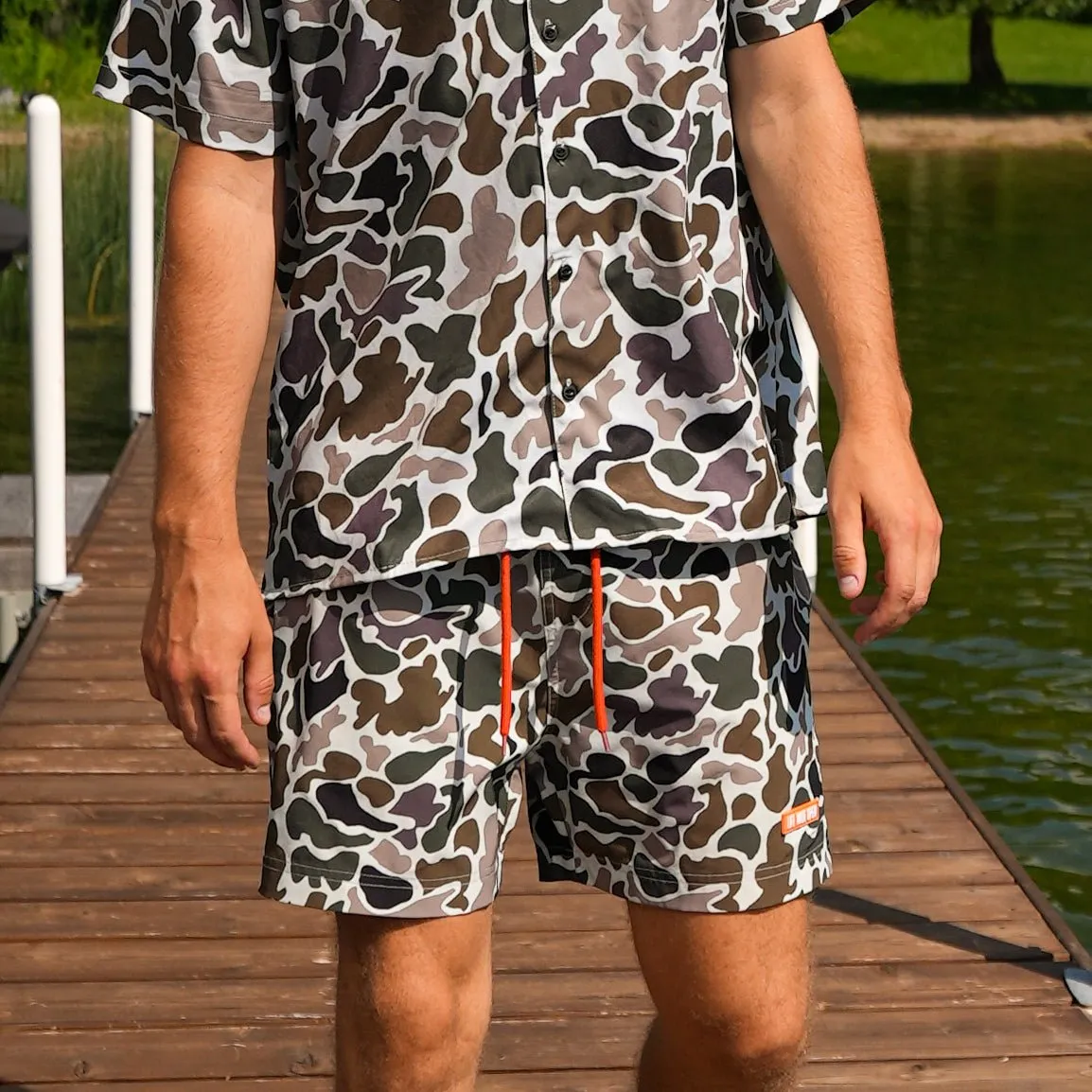 Duck Camo Party Suit Shorts