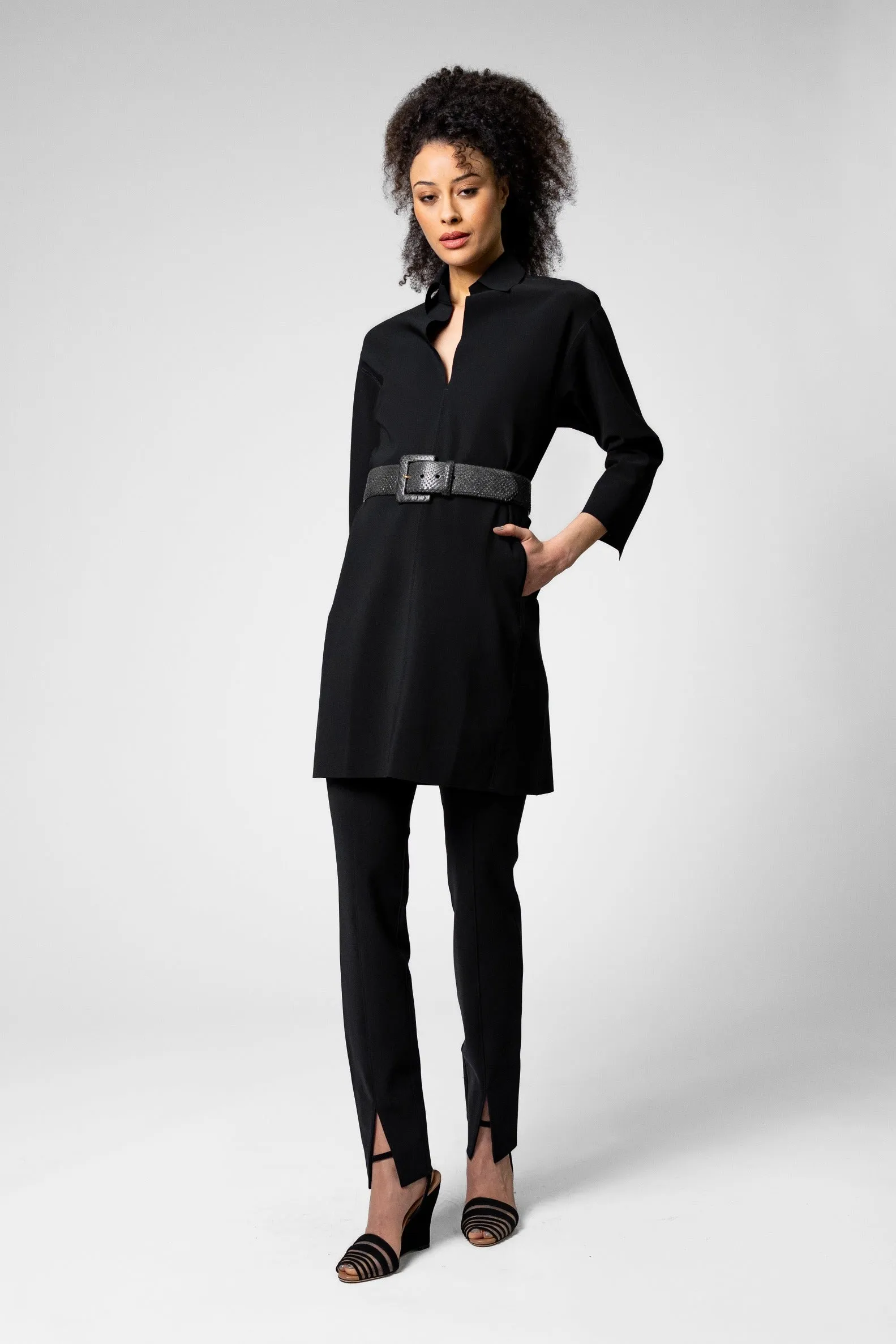 Florence Mini Tunic - Black