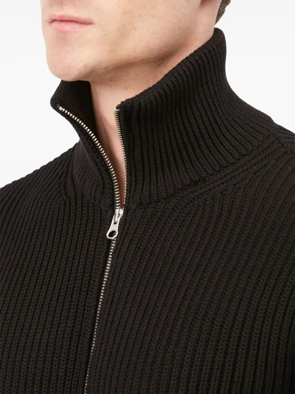 FULL ZIP TURTLENECK SWEATER