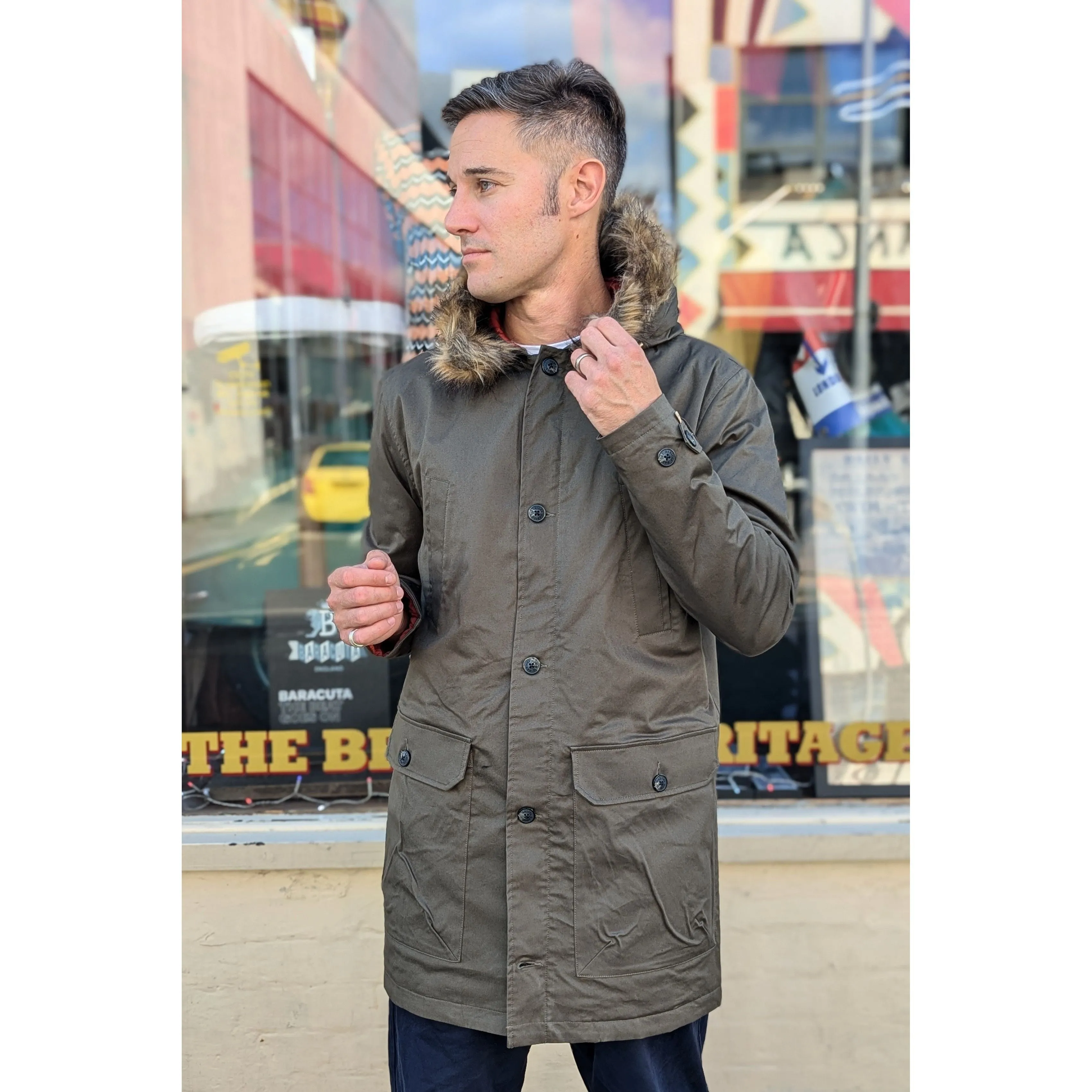 Gabicci Vintage - Paxton Khaki V00GJ15 - Parka