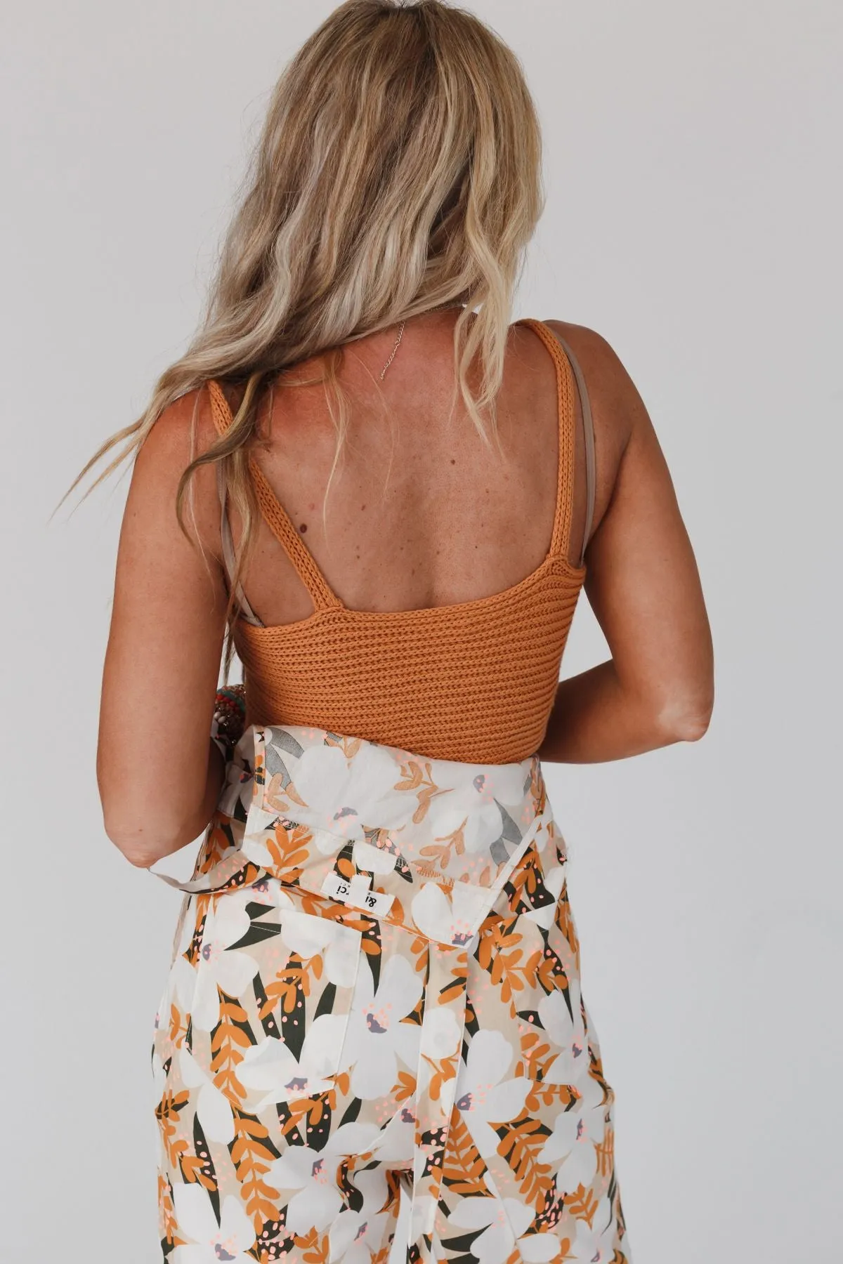 Heatwaves Button Down Brami - Burnt Orange