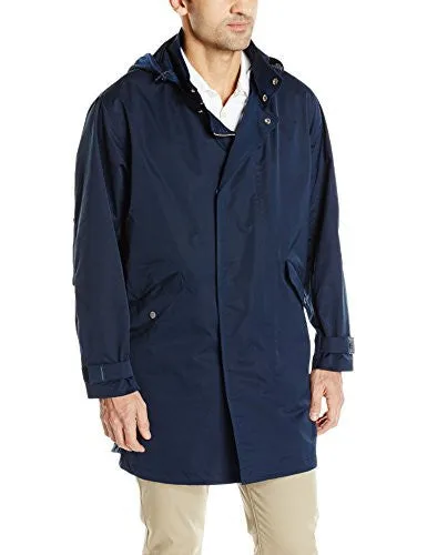 LACOSTE MEN'S TAFFETA PARKA, NAVY BLUE, 48