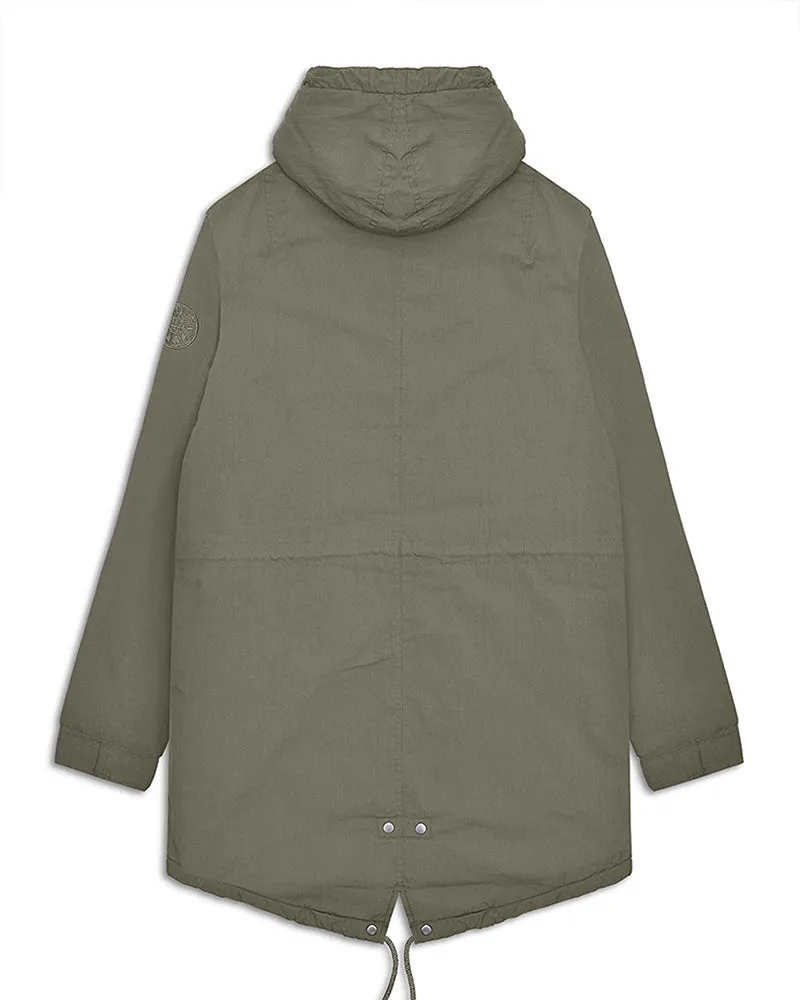 Lambretta Mens SS1400 Khaki Green M-51 Parka Coat – Stylish & Functional Winter Jacket