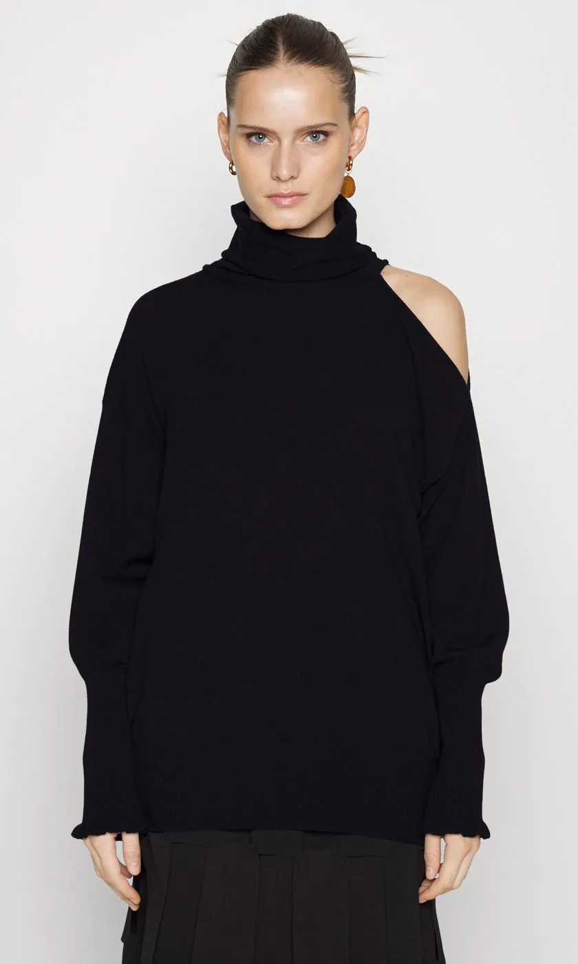 Marella Indira Cut Shoulder Turtleneck Sweater