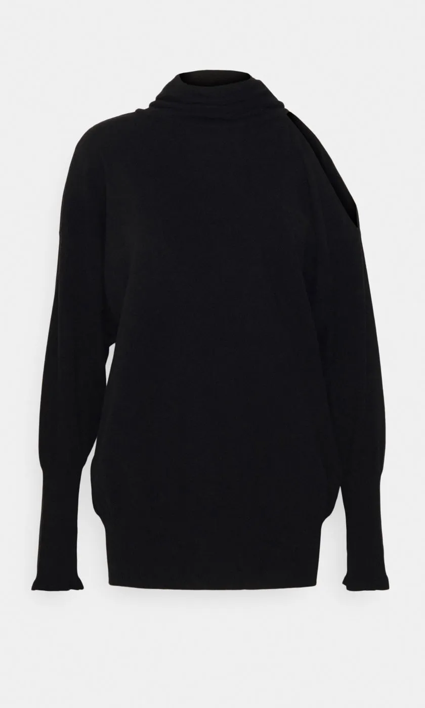 Marella Indira Cut Shoulder Turtleneck Sweater