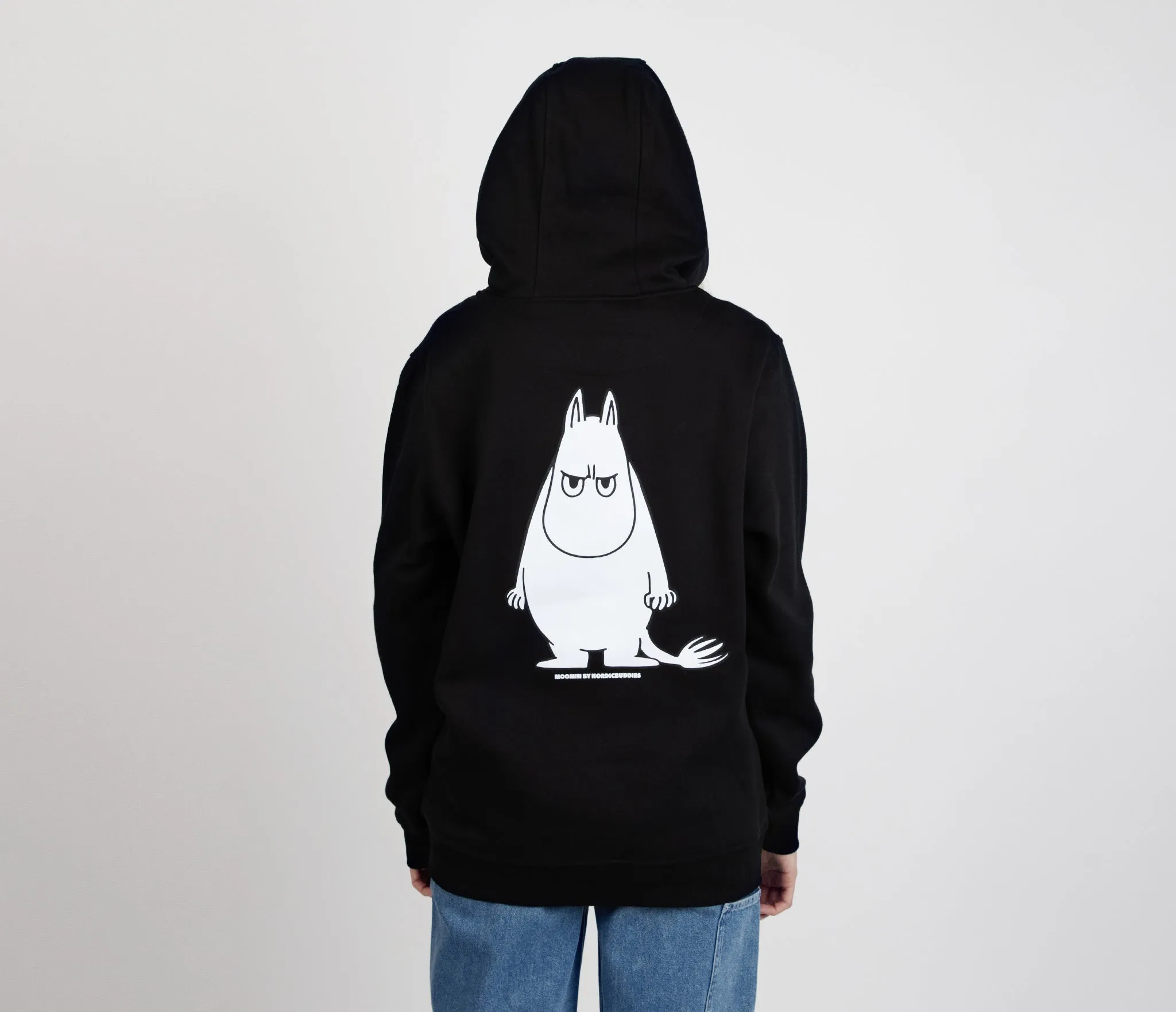 Moomintroll's Temper Hoodie Unisex - Black