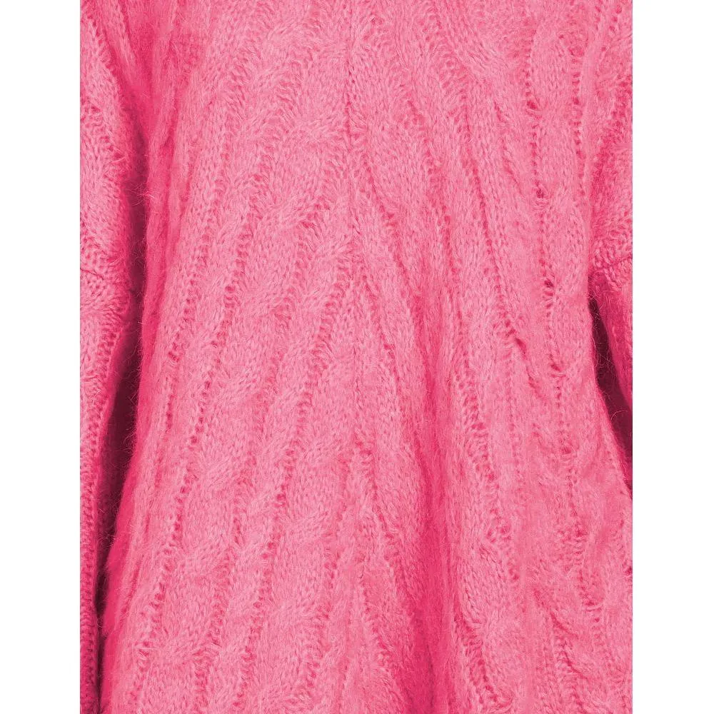 MSGM Pink Acrylic Sweater