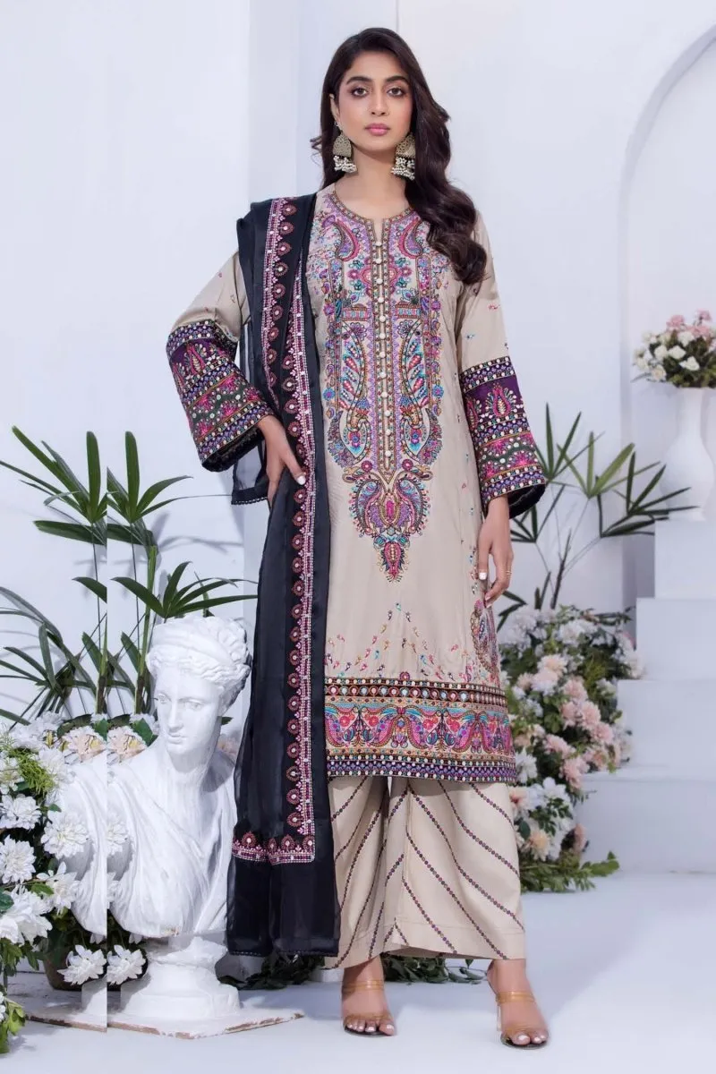 Munira Embroidered Viscose Pakistani Suit MUN550