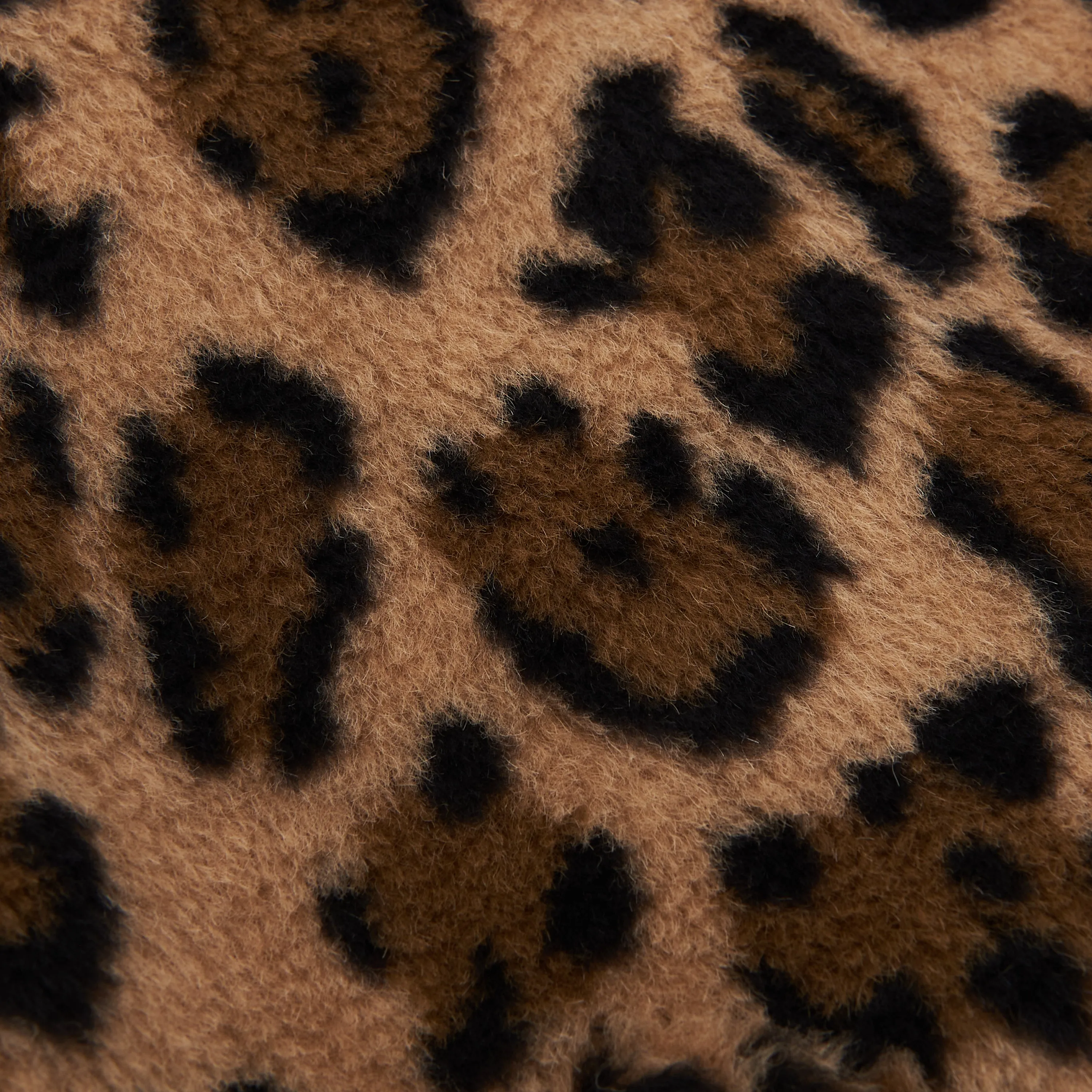 Oversized MAC Coat In Leopard Print Alpaca