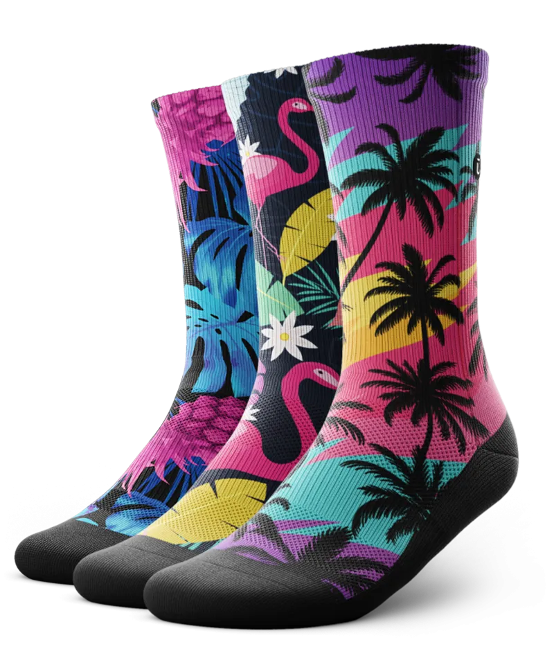 Palm Down Crew Socks 3-Pack