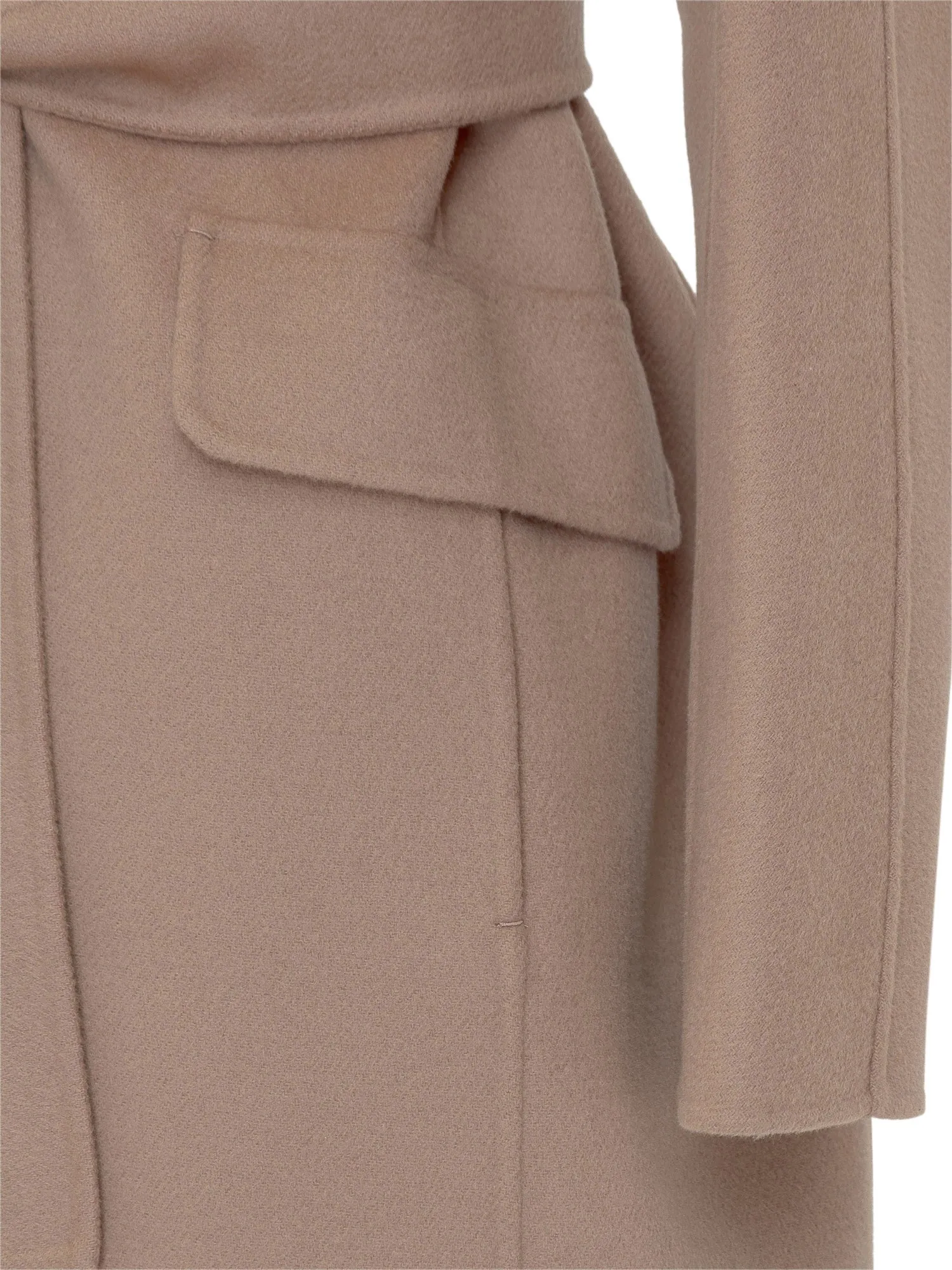 'S Max Mara Flap Pocket Belted Coat