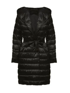 'S Max Mara Quilted Hooded Coat