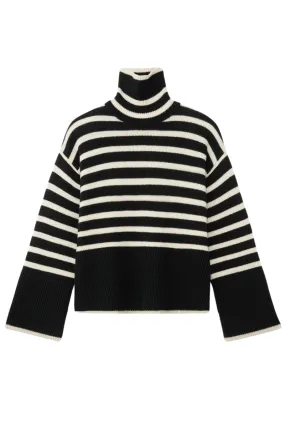 Signature Stripe Turtleneck