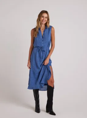 Sleeveless Pullover Midi Dress - Bright Indigo