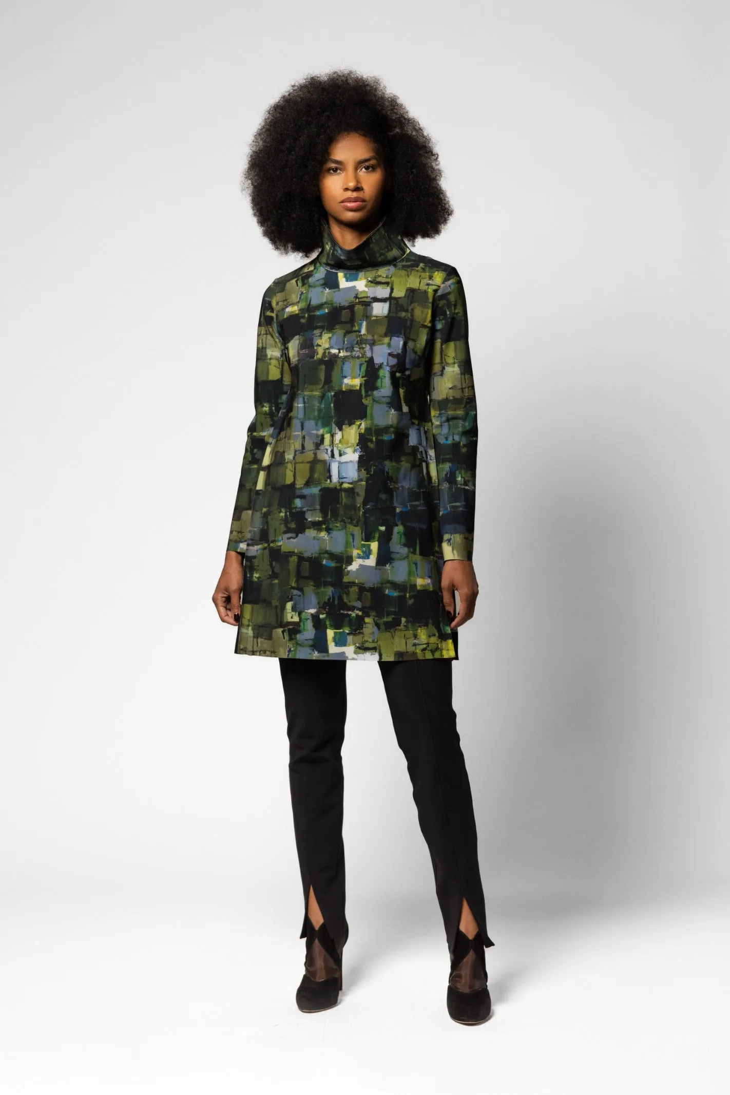 Sota Mini Tunic - Tokyo Print