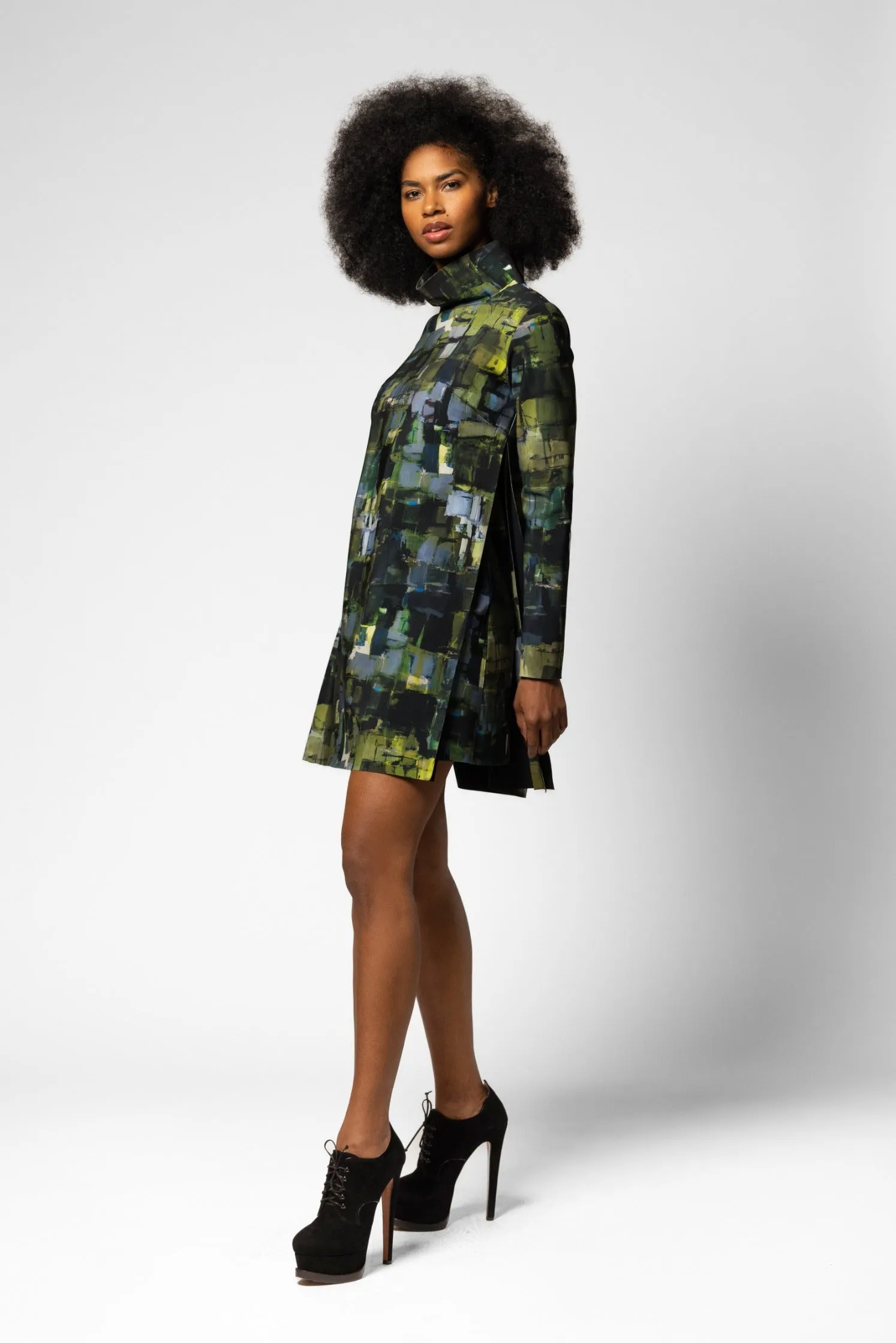 Sota Mini Tunic - Tokyo Print