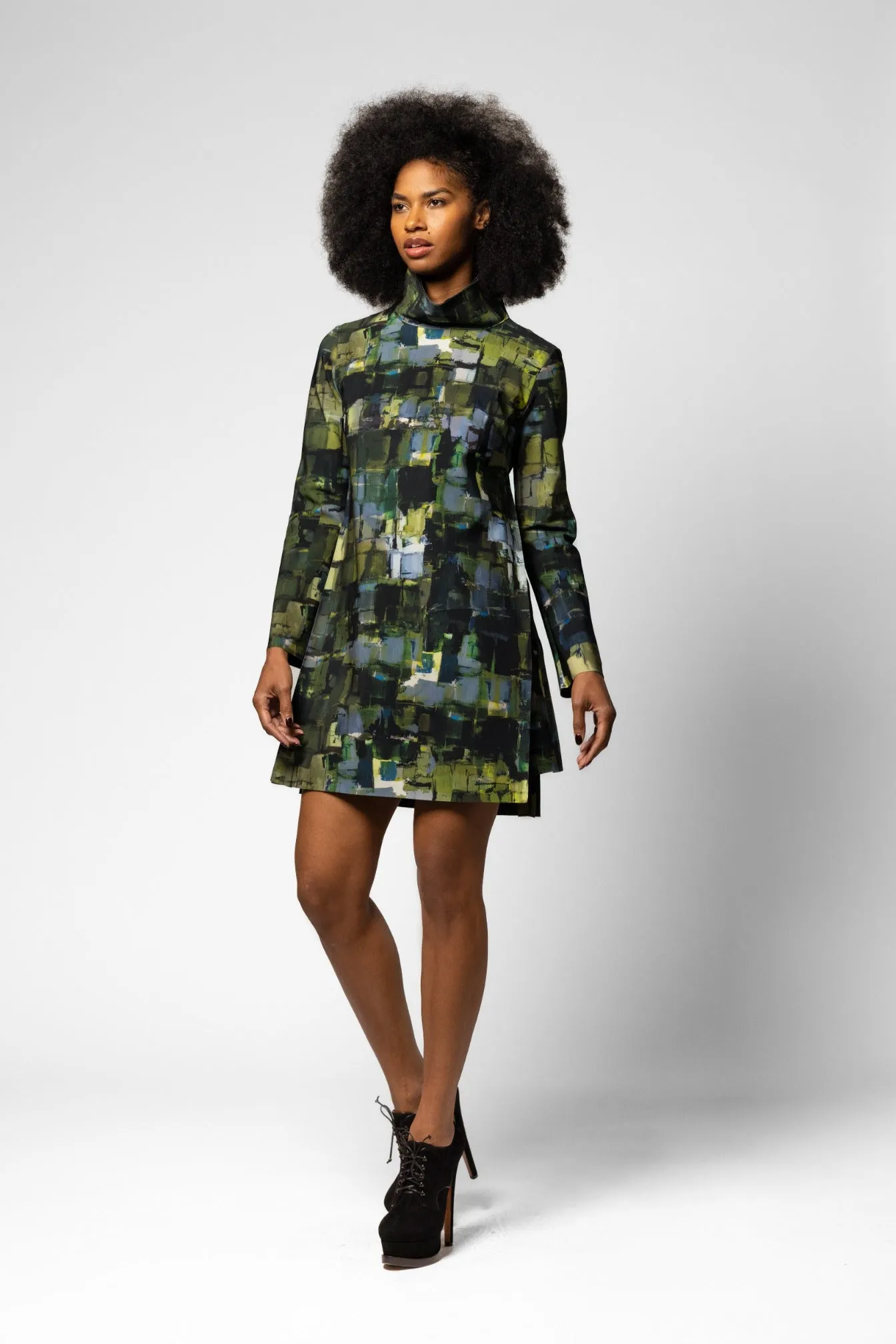 Sota Mini Tunic - Tokyo Print