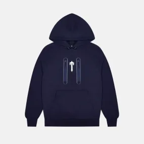 Trap Fleece Hoodie - Navy