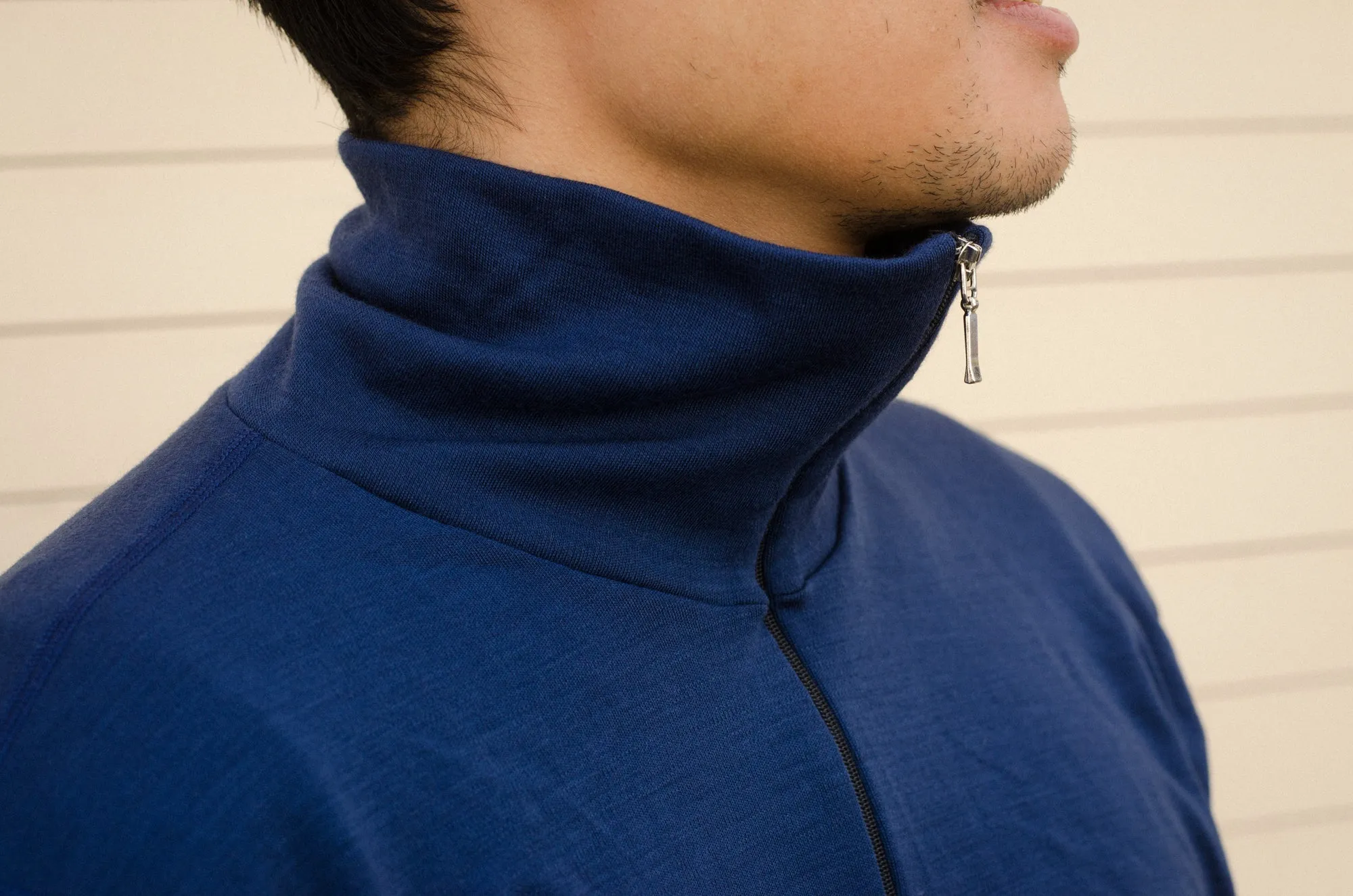 Woolywarm Aussie  Long Sleeve 1/4 zip turtleneck